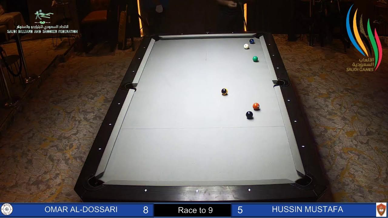 بطولة الألعاب السعودية Saudi games حسين مصطفى vs عمر الدوسري