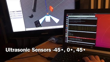 Ros - Gazebo Ultrasonic Sensor