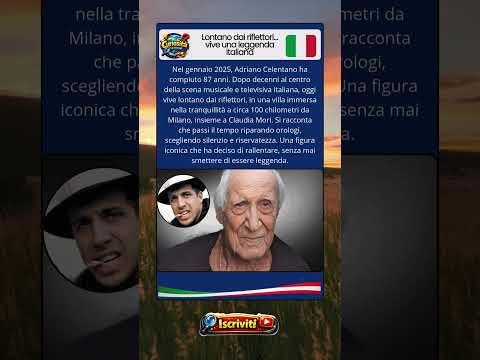 Video Adriano Celentano a 87 anni: il silenzio scelto da una leggenda