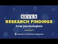 Coping With COVID-19: 7 Findings From Psychological Science That Can Help