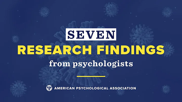 Coping With COVID-19: 7 Findings From Psychological Science That Can Help