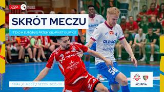 Texom Eurobus Przemyśl - Piast Gliwice 1:4 SKRÓT Play-Off - finał - 1. mecz (2025/26)