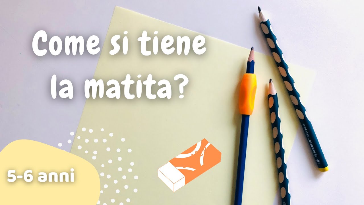 Come si tiene la matita? - YouTube