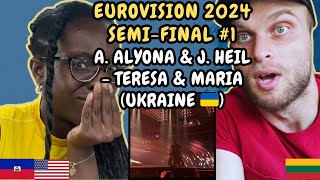 REACTION TO Alyona Alyona & Jerry Heil - Teresa & Maria (Ukraine 🇺🇦 Eurovision 2024 Semi-Final #1)