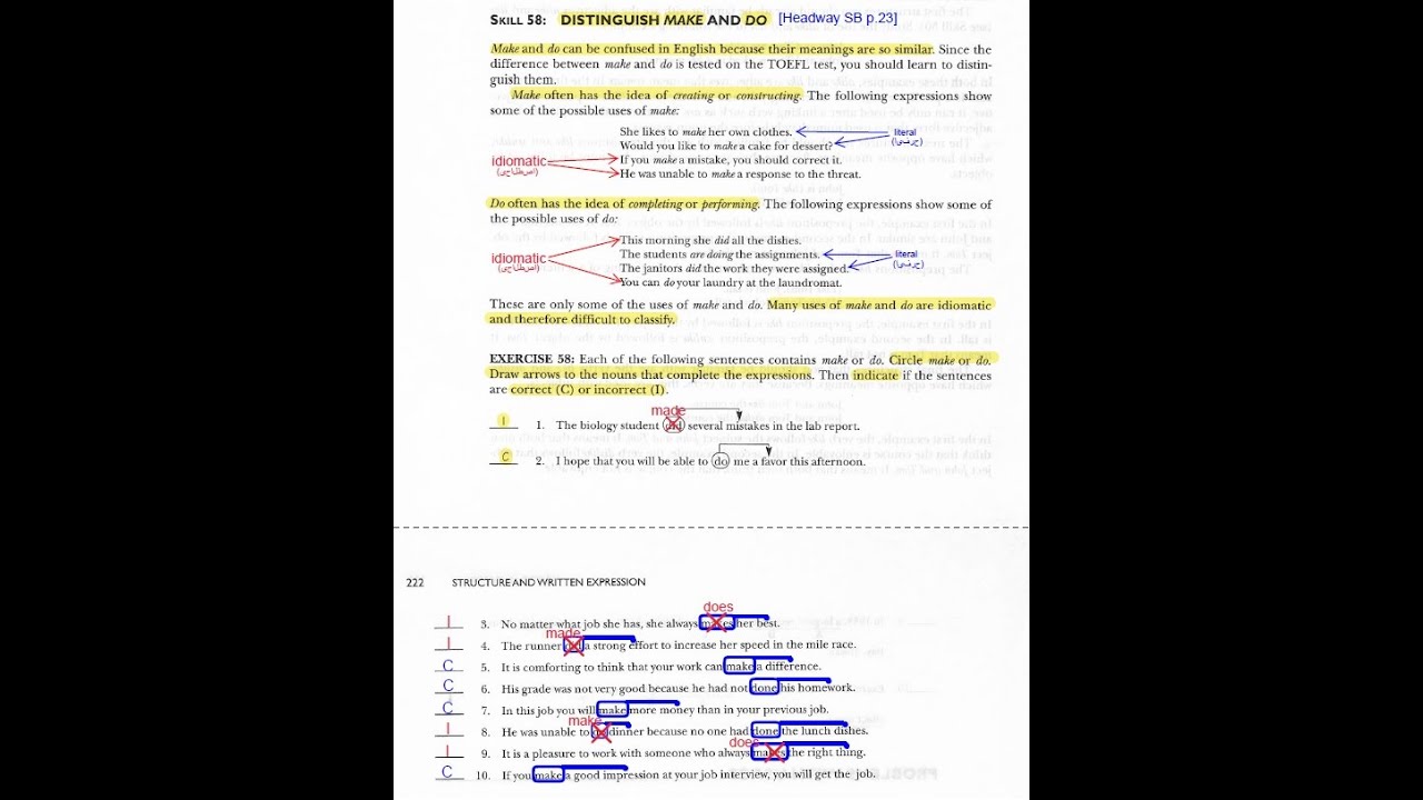 Written Expression Skill 58 [p.221-222]
