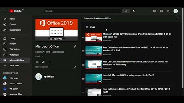 Unavailable videos are hidden , removed or deleted videos from your playlists