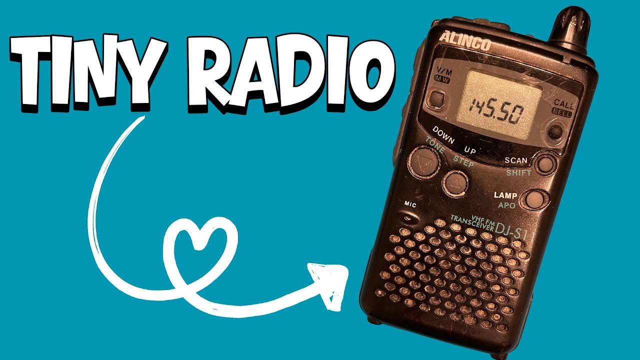 Before the UV5R Mini we had the ALINCO DJ-S11! - YouTube