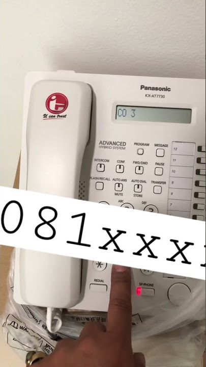 Call outgoing telp panasonic. Pabx panasonic HT series