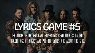 Arjen Lucassen's Supersonic Revolution - Lyrics Game #5 (Answer)