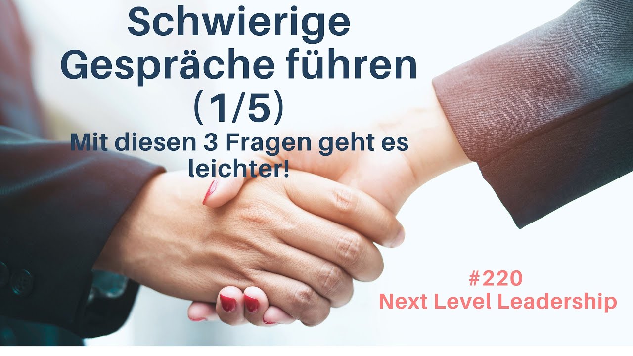 #220 Schwierige Gespräche führen ohne Drama – mit diesen 3 Fragen geht’s leichter