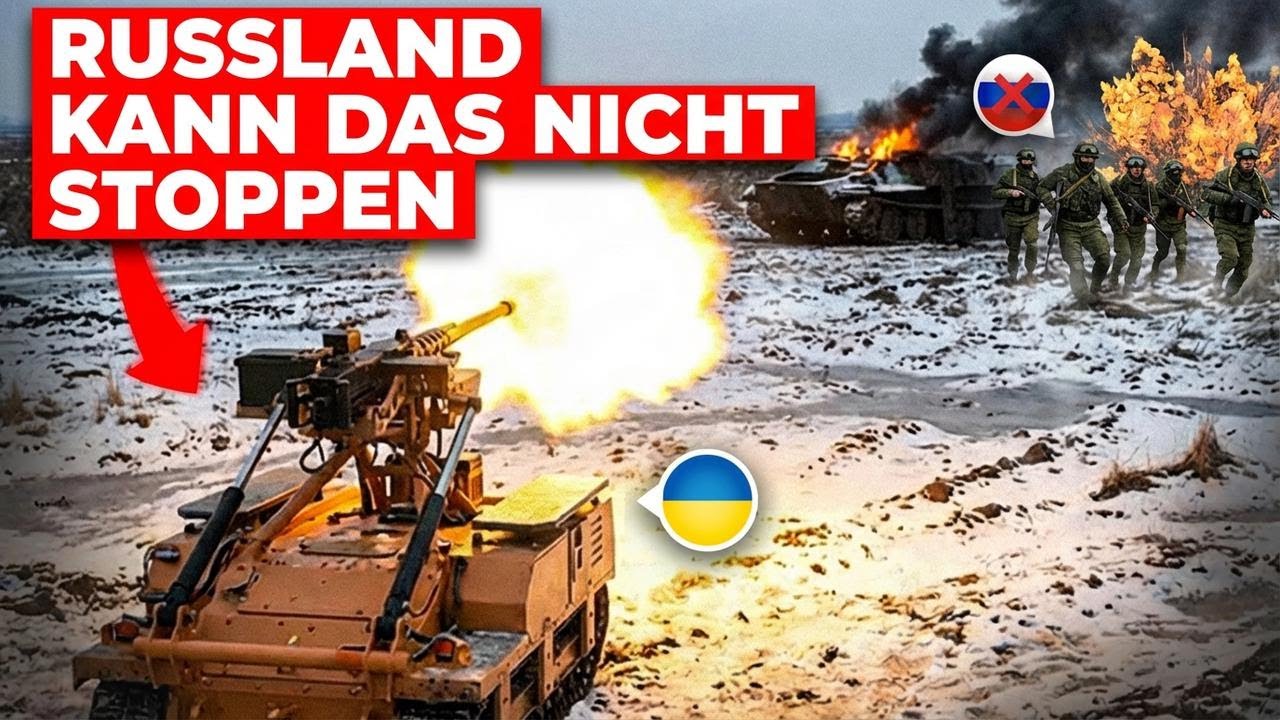 Ukrainische Soldaten bauen auf geniale Weise ihre eigene Roboter-Armee