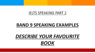IELTS Speaking Part 2 - Describe your favorite book #ielts #english #ieltsspeaking #studyabroad