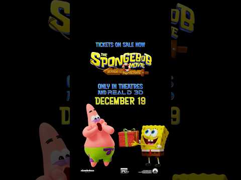 SpongeBob Movie: Search for SquarePants | Christmas Gift Teaser #Spongebob