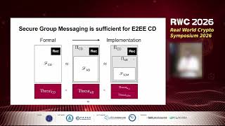 Cloud Encryption - talk 1/2 (RWC 2026)