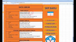 Contoh Aplikasi SKP Format Excel