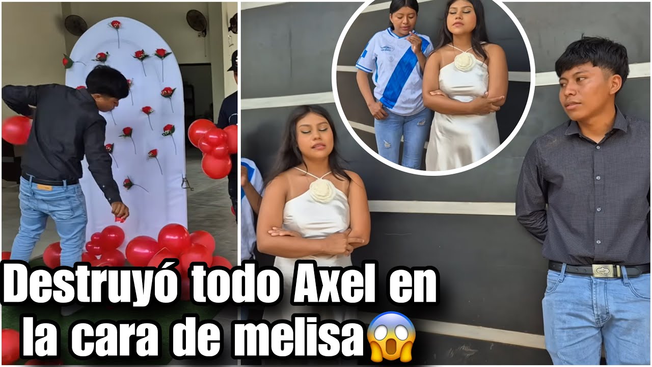 La felicidad les duró poco/axel en la cara le dice a melisa que se arrepiente de besarla😳