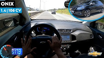 TESTE ACELERANDO ONIX 1.4 LTZ O MELHOR CARRO POPULAR DO BRASIL! MUITO ECONÔMICO E ANDA BEM DE MAIS!