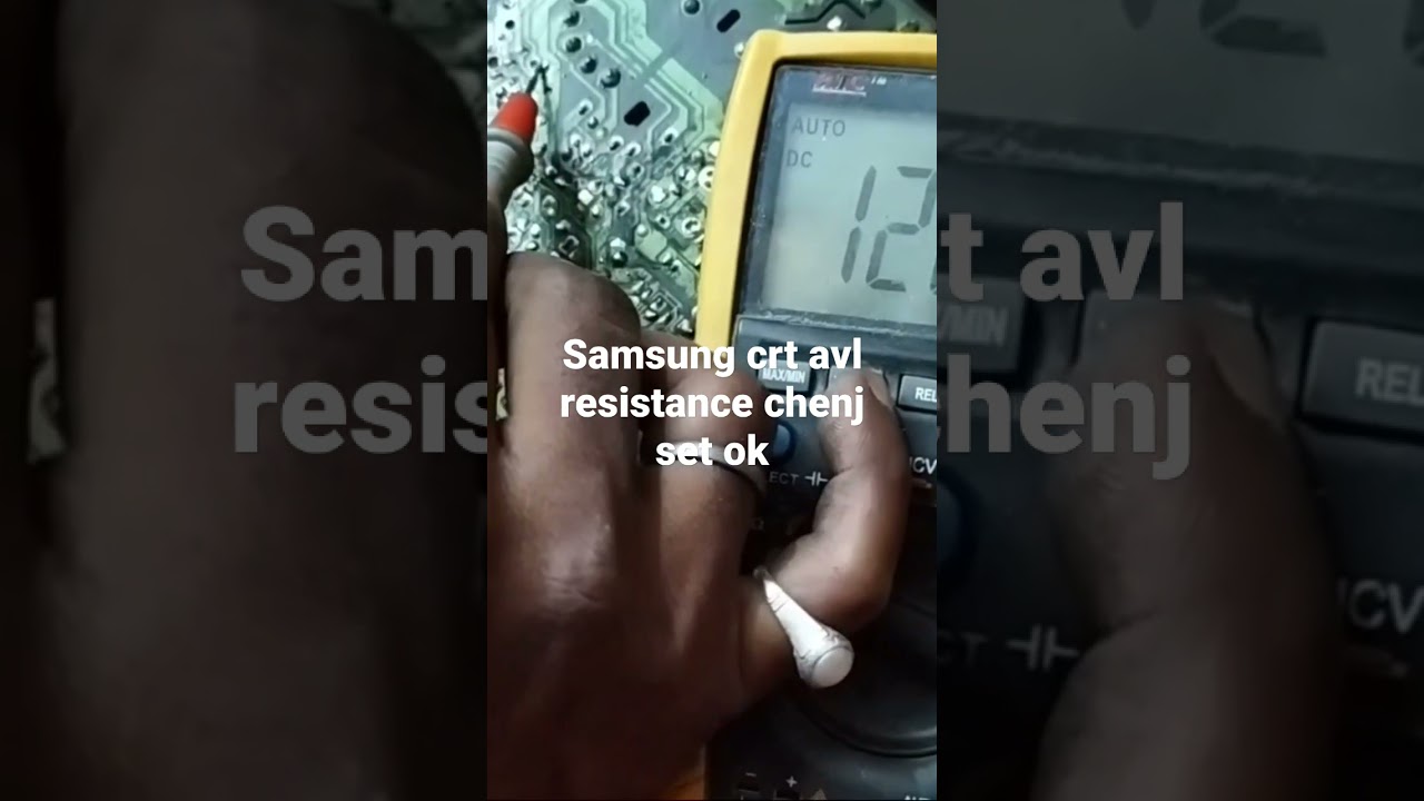 Samsung crt avl problem