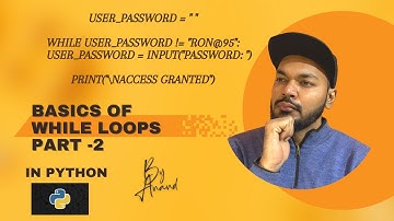 Basics of While Loops Part 2 #python #whileloop
