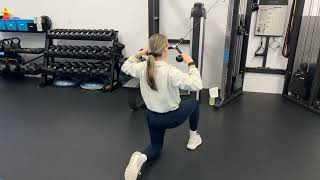 Half Kneeling Face Pull 