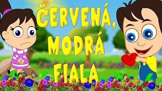 Červená modrá fiala - Písničky pro děti a nejmenší -  zpívánky
