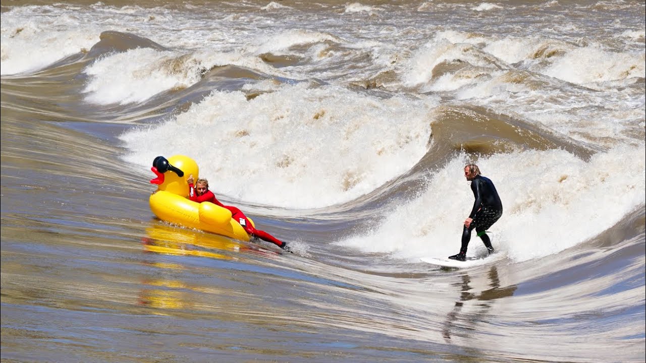 I SURFED A RIVER ON A GIANT INFLATABLE DUCK