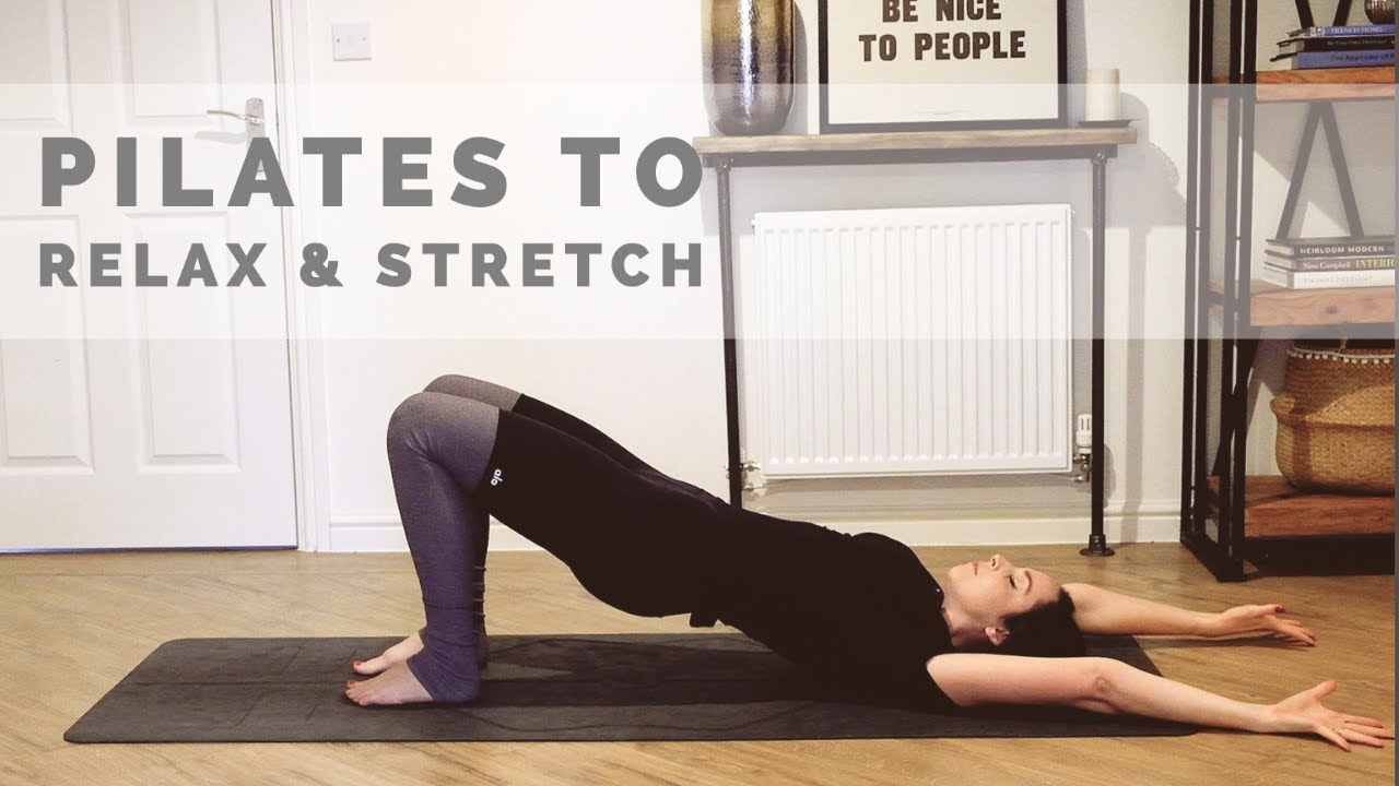 Pilates to Relax & Stretch - 10 MIN - Calming stretching workout for flexibility and stress relief