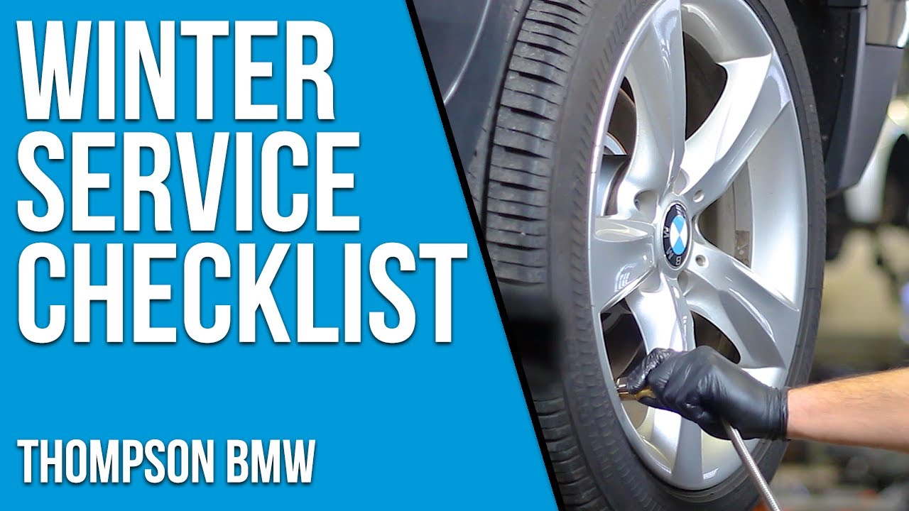 Thompson BMW Winter Service Checklist - YouTube