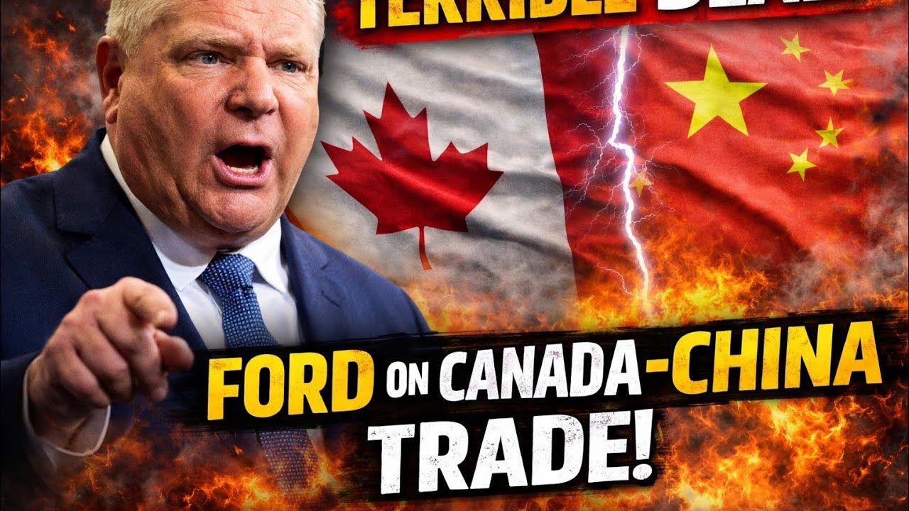 Doug Ford Explodes Over Canada–China Deal