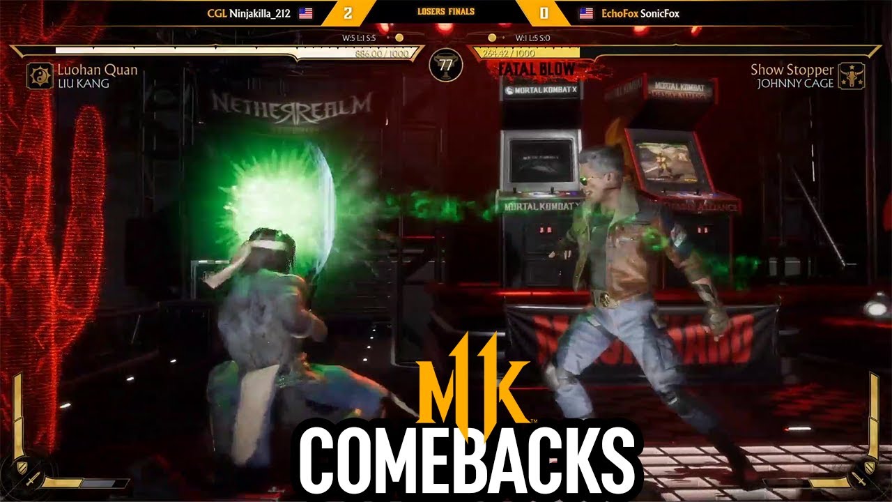 Mortal Kombat 11 Most Clutch Comebacks #1 - YouTube