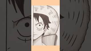How to draw Monkey D. Luffy step by step #shorts #luffy #shortsviral #drawing #onepiece #art