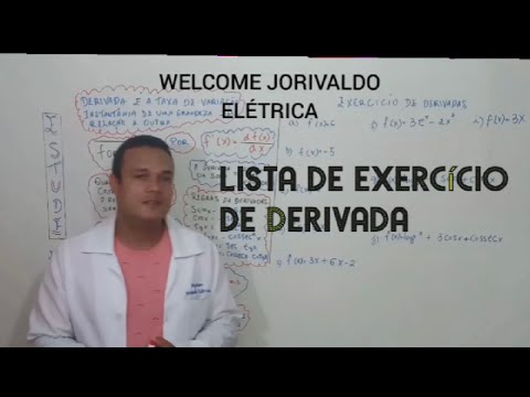 Exercícios: Derivada, Aula de calculo 2