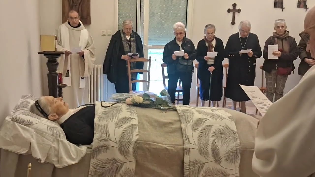 Pâque de Sr Marie-Neige - Prière avant la mise en bière