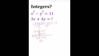 Solving Diophantine Equations  #algebra #numbertheory  #mathematics