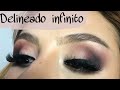 Delineado infinito / maquillaje estilo brasileño