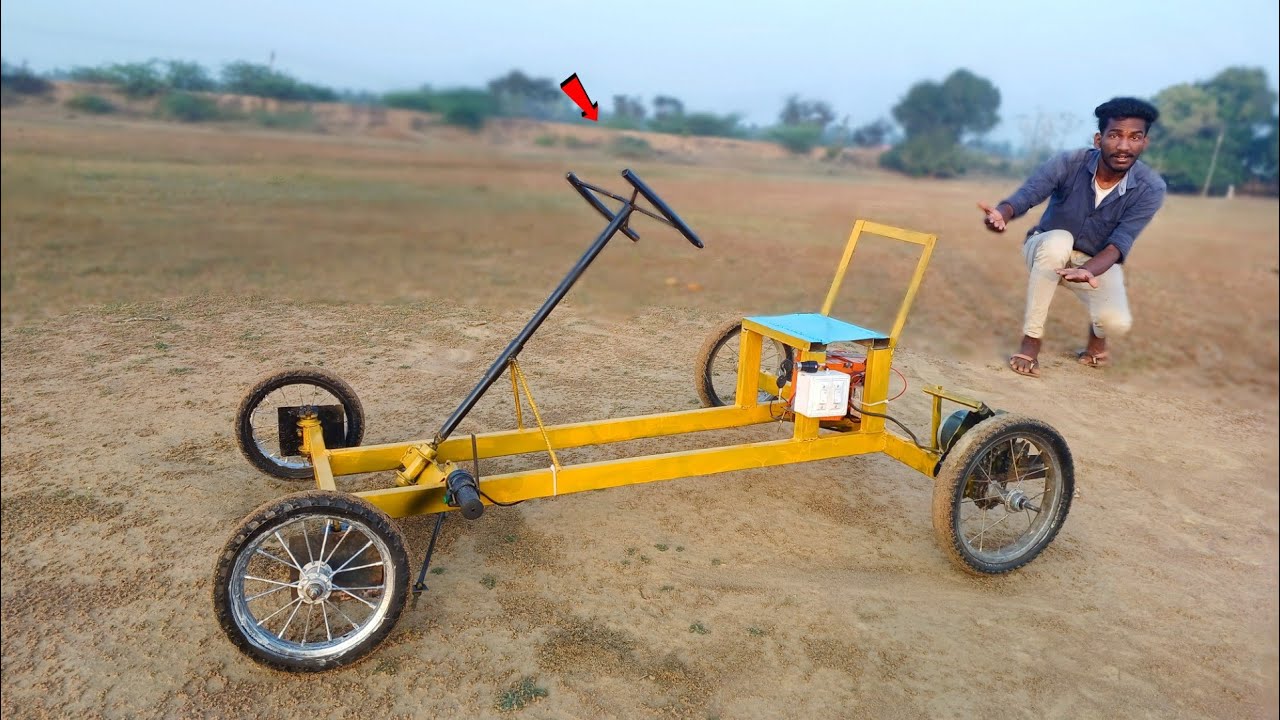 Mini Electric car making | 💯 Real | தாறுமாறு Speed  | Sathish