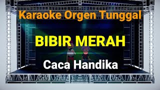 BIBIR MERAH - CACA HANDIKA // KARAOKE ORGEN TUNGGAL