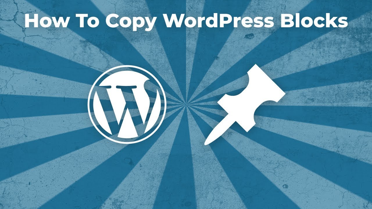 How To Copy WordPress Gutenberg Blocks To Another Page/Post - YouTube