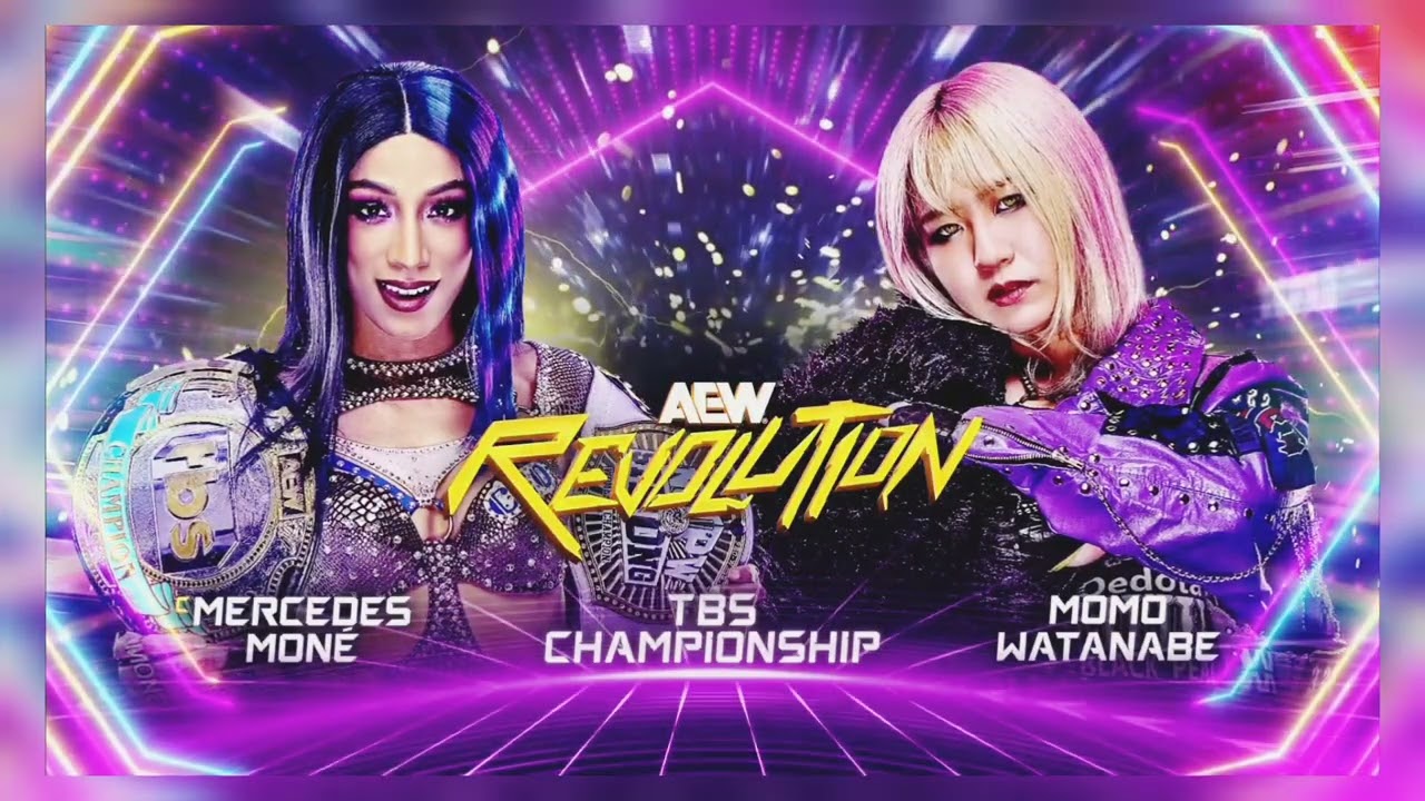 Mercedes Moné vs Momo Watanabe | AEW Revolution 2025 Match Card 