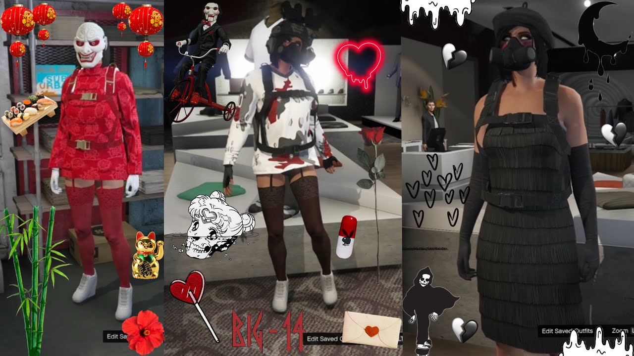 GTA 5 online I ⚠️ CUTE ASF FEMALE OUTFITS! ⚠️ [Tutorial] ⚠️ (XBOX/PS4)⚠