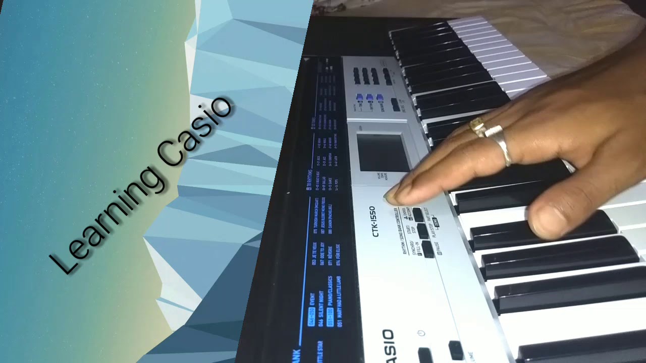 learning casio at home