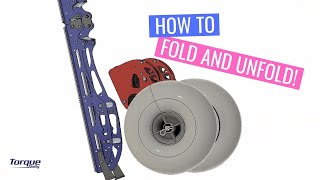 Torque Dolly (electric beach cart for stand-up jet ski) - Folding and unfolding torque dolly