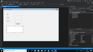 Array 1 Dimensi Menggunakan Microsoft Visual Studio 2017