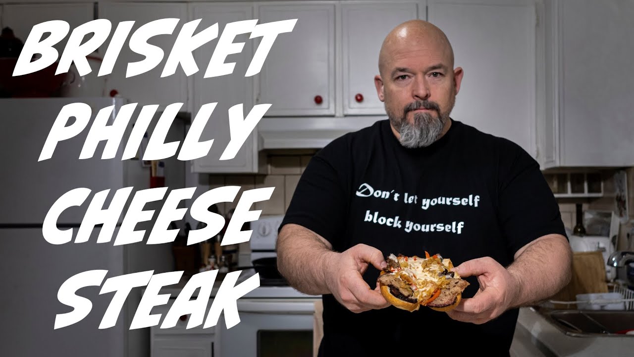 Philly Cheese Steak Sandwich Using Leftover Brisket YouTube