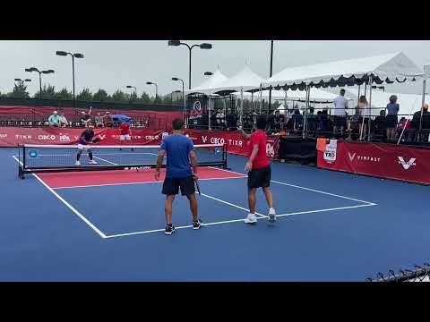 Dave Weinbach/Tien Nguyen x Dan Traxler/Made Jaya, PPA Senior Pro TX Open, Semis Game 2