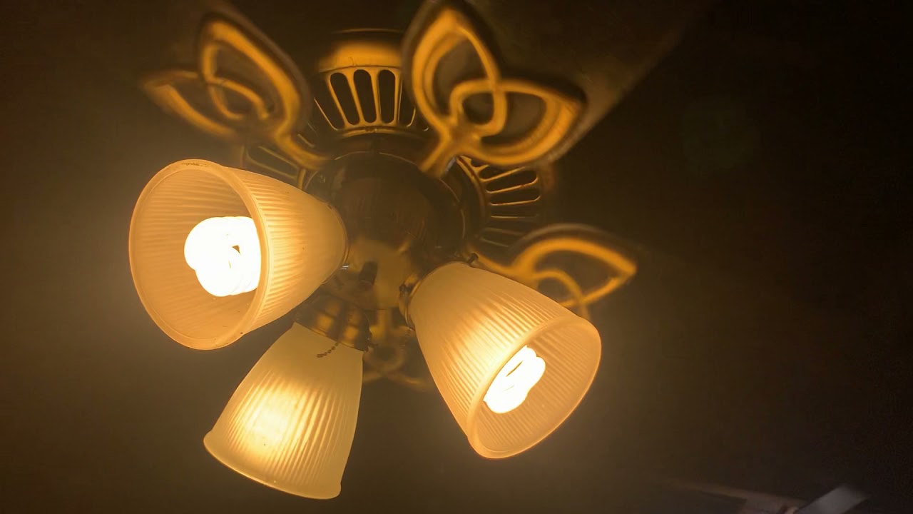Hampton Bay Huntington II Ceiling Fan Black Blades YouTube