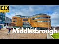 Walk in middlesbrough  around teesside university 4k