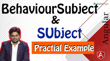 Whtat is Subject and BehaviourSubject in  Angular Data Sharing ?  Angular 12 / 13 Tutorial