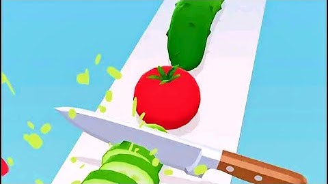 Perfect Slices - Gameplay 🍅🥒🍅 All Levels Android iOS