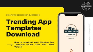 How to make 100 apps with one app template in android studio. | Create new Multi Webview App. screenshot 4